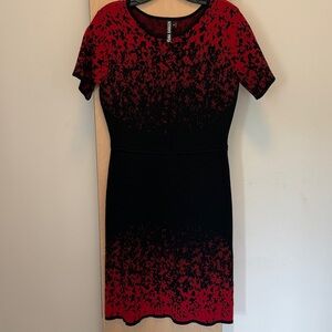 Yoana Baraschi Red and Black Dress, never worn